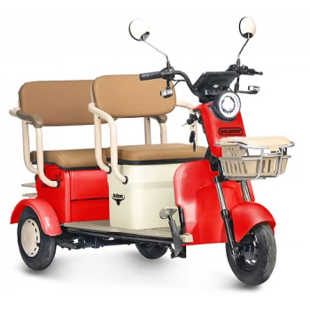 Электротрицикл Rutrike Gelbert Atlas 48V/60V 600Вт Красный